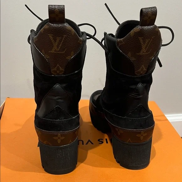 Louis Vuitton Lauréate leather lace up boots - Picture 3 of 6